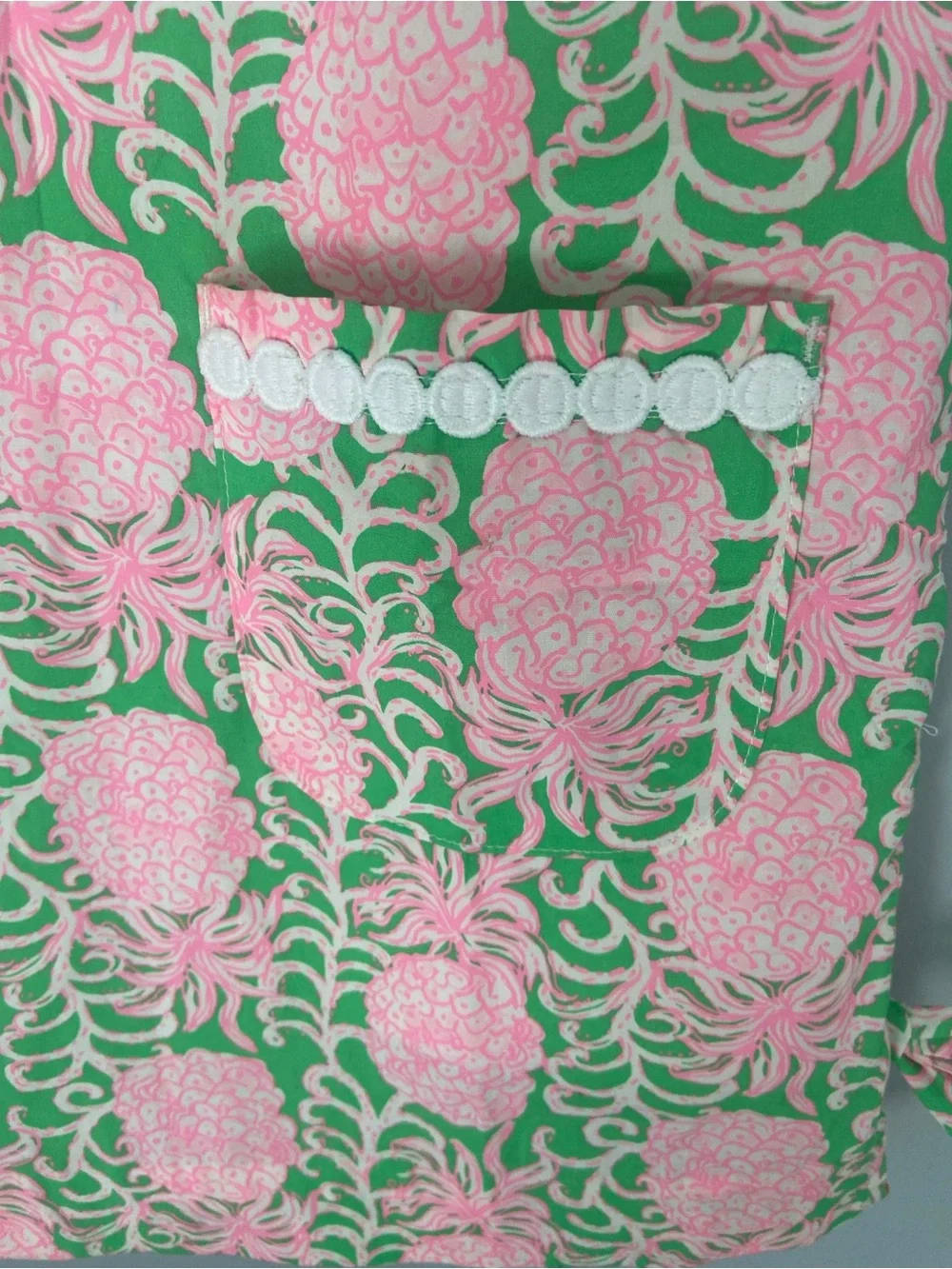 Girls sz 8 Lilly Pulitzer pineapple dress cotton shift